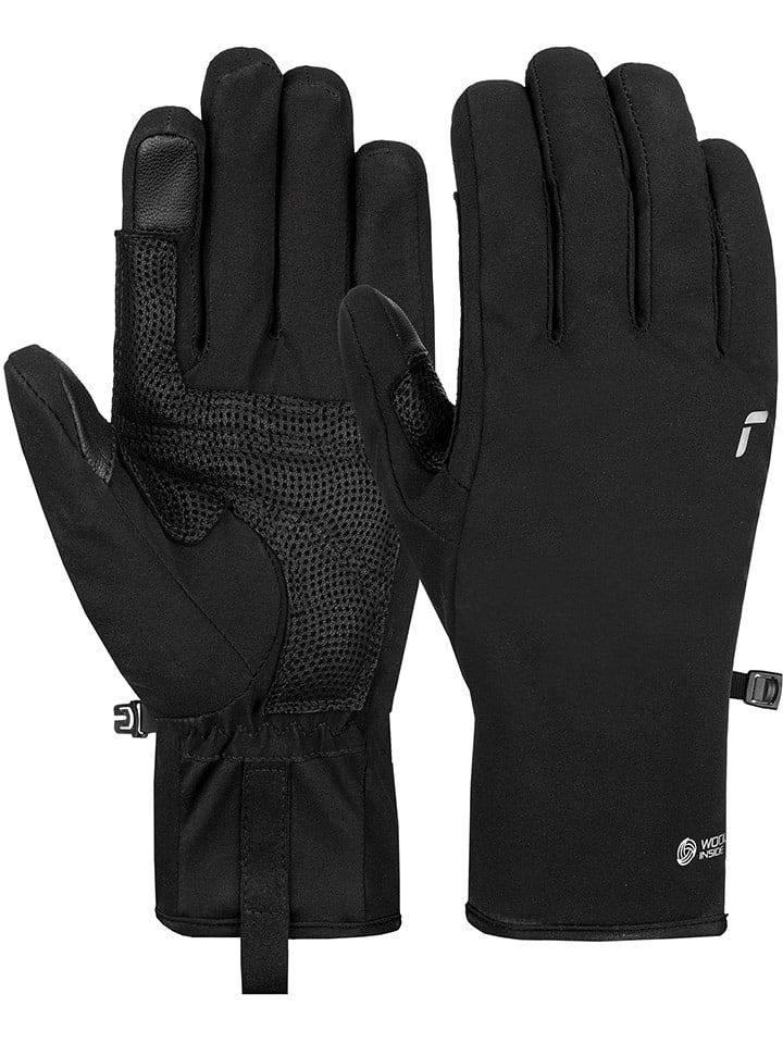 Reusch Rękawiczki funkcyjne "Trooper" w kolorze czarno-srebrnym rozmiar: 6