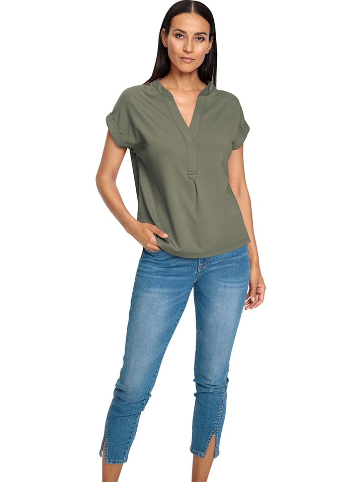 Heine Koszulka w kolorze oliwkowym rozmiar: 38