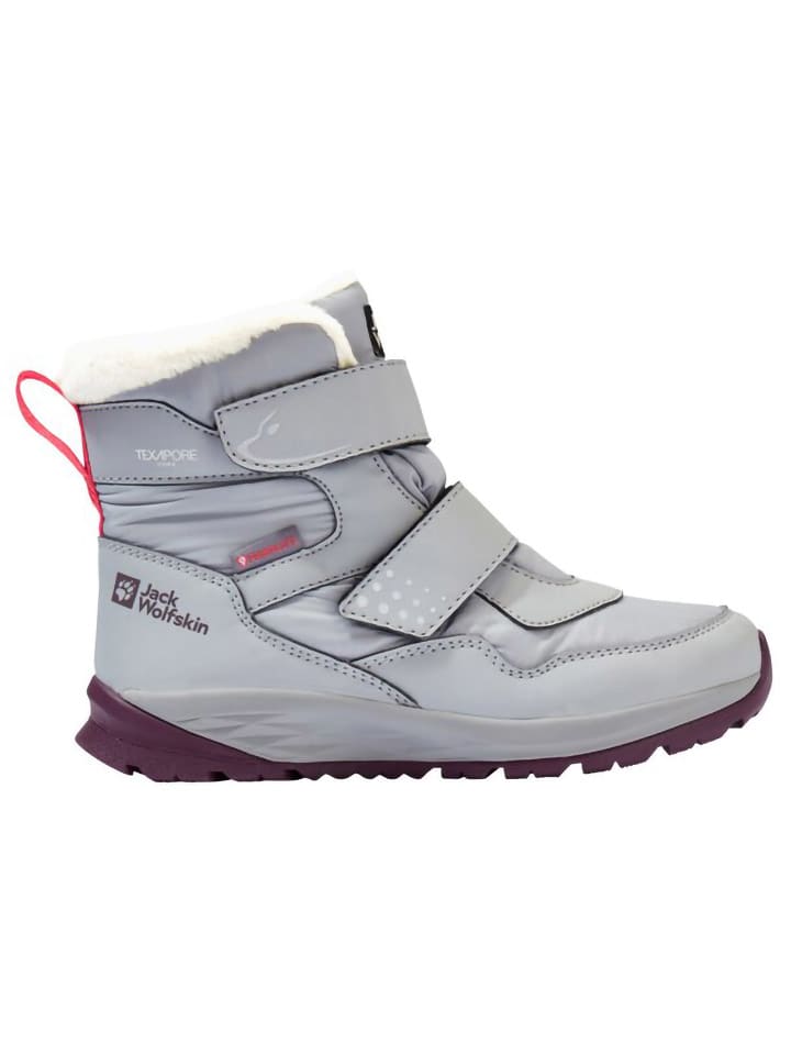 Jack Wolfskin Botki zimowe "Polar Bear-g" w kolorze srebrnym rozmiar: 37