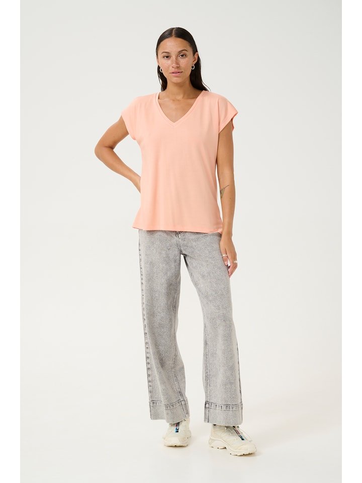 Kaffe Koszulka w kolorze pomarańczowym rozmiar: M