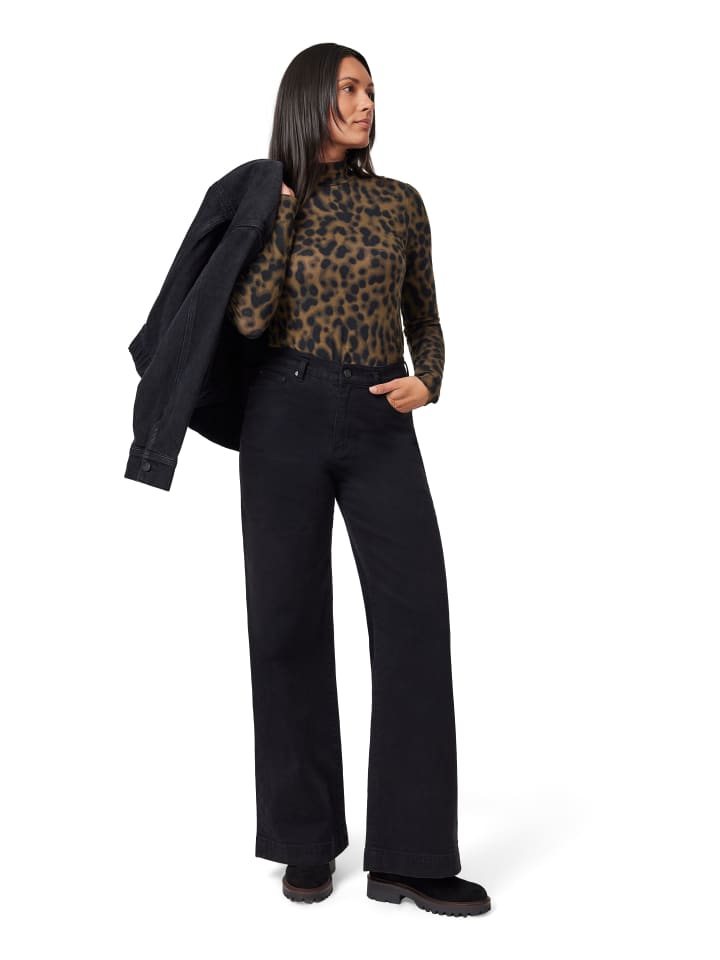 Scotch & Soda Koszulka w kolorze karmelowo-czarnym rozmiar: XS