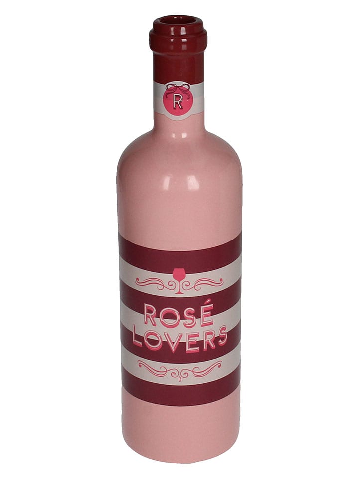 Kersten Wazon "Wine Bottle" w kolorze jasnoróżowo-fioletowym - wys. 29 x Ø 8 cm rozmiar: onesize