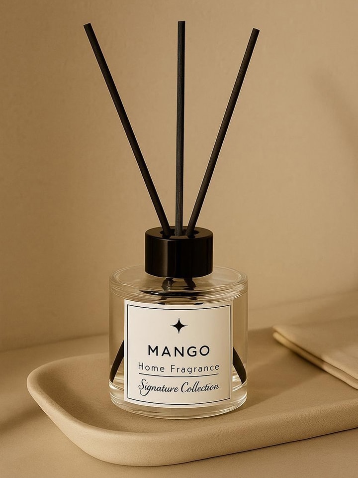 Lucky Bees Zapach do pomieszczeń "Mango" w kolorze czarno-białym - 100 ml rozmiar: onesize