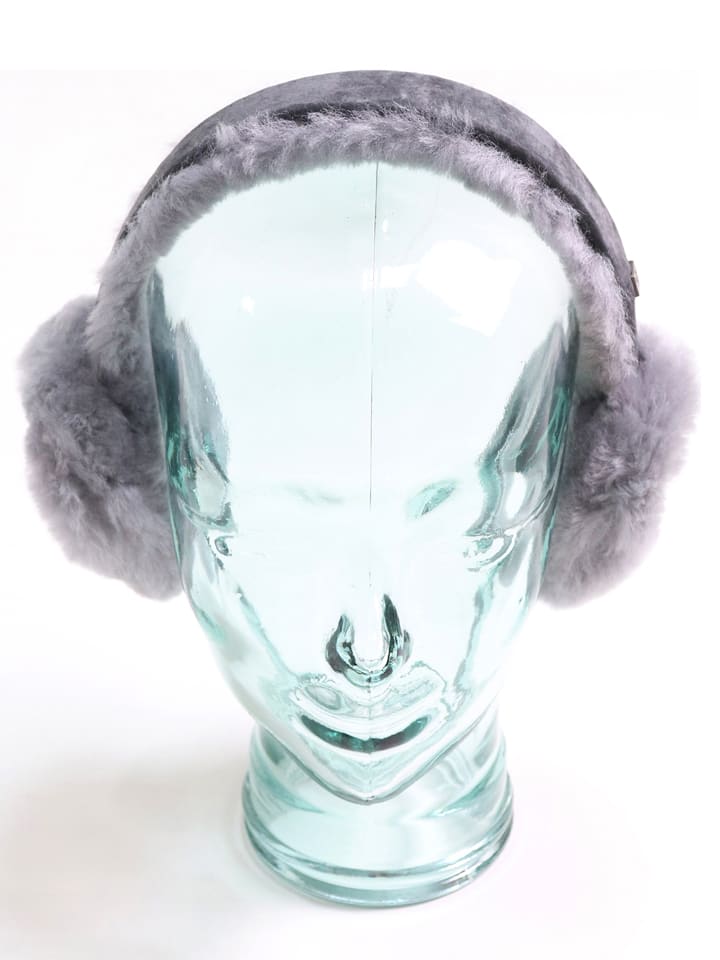 Kaiser Naturfellprodukte Nauszniki w kolorze szarym rozmiar: onesize