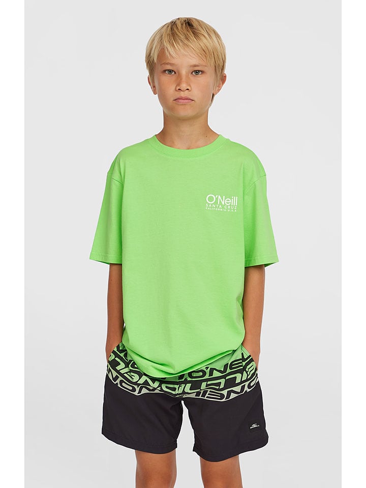 O'Neill Szorty kąpielowe "Cali" w kolorze zielono-czarnym rozmiar: 164