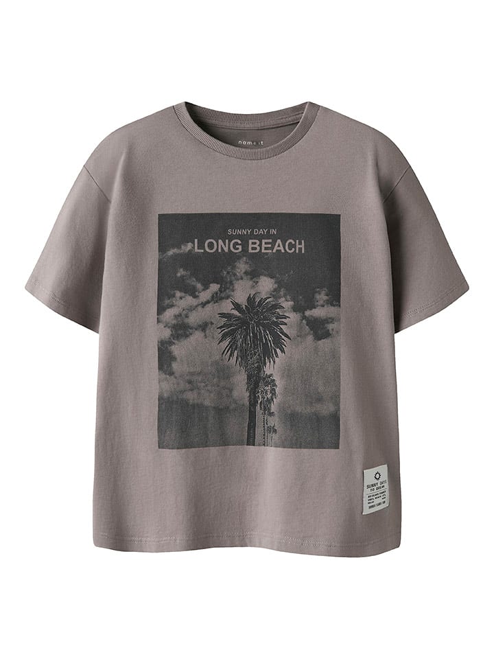 name it Koszulka "Jargo" w kolorze szarym rozmiar: 134/140