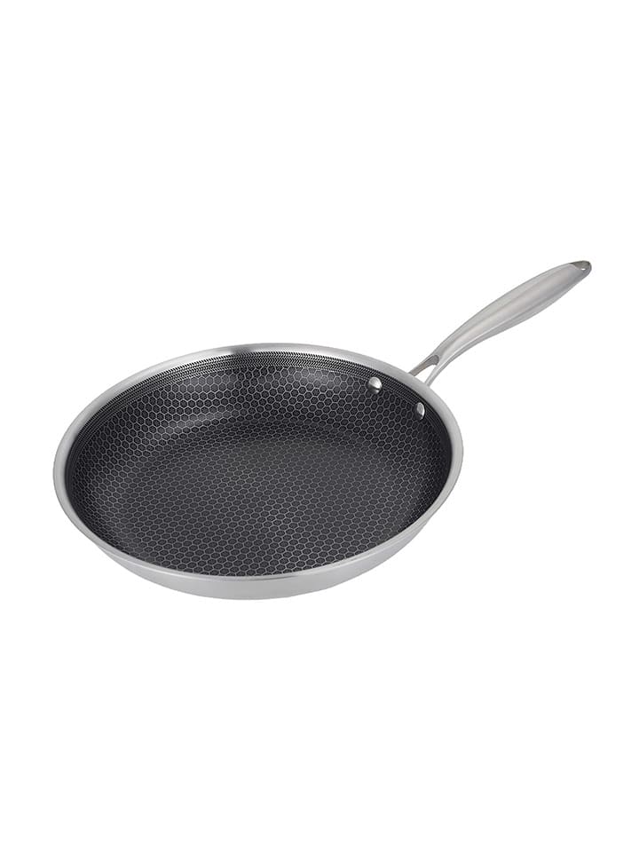 Laguiole Patelnia "Black Steel" w kolorze srebrnym - Ø 28 cm rozmiar: onesize