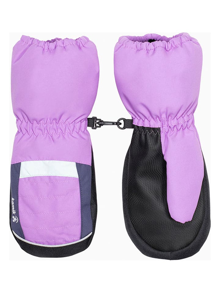 Kamik Rękawice funkcyjne "Bobcat" w kolorze fioletowym rozmiar: 80-98