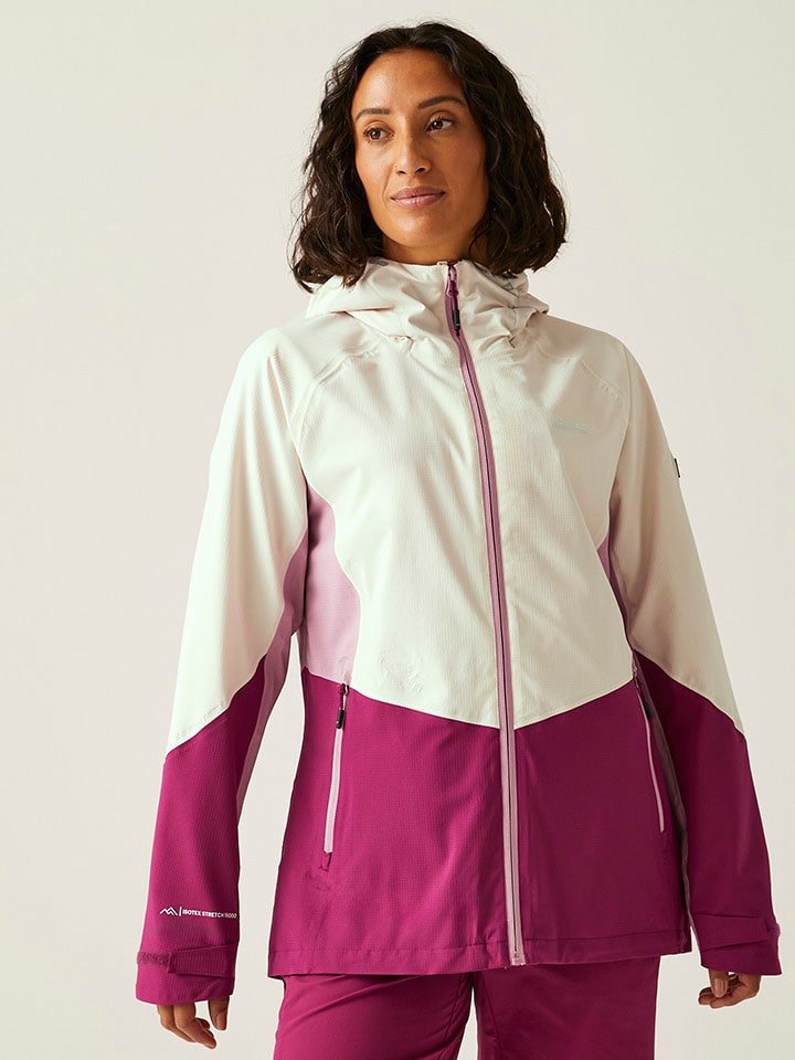 Regatta Kurtka funkcyjna "Raddick III" w kolorze kremowo-fioletowym rozmiar: 38