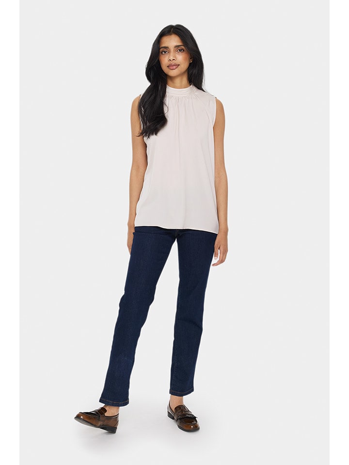 SAINT TROPEZ Bluzka w kolorze kremowym rozmiar: XL