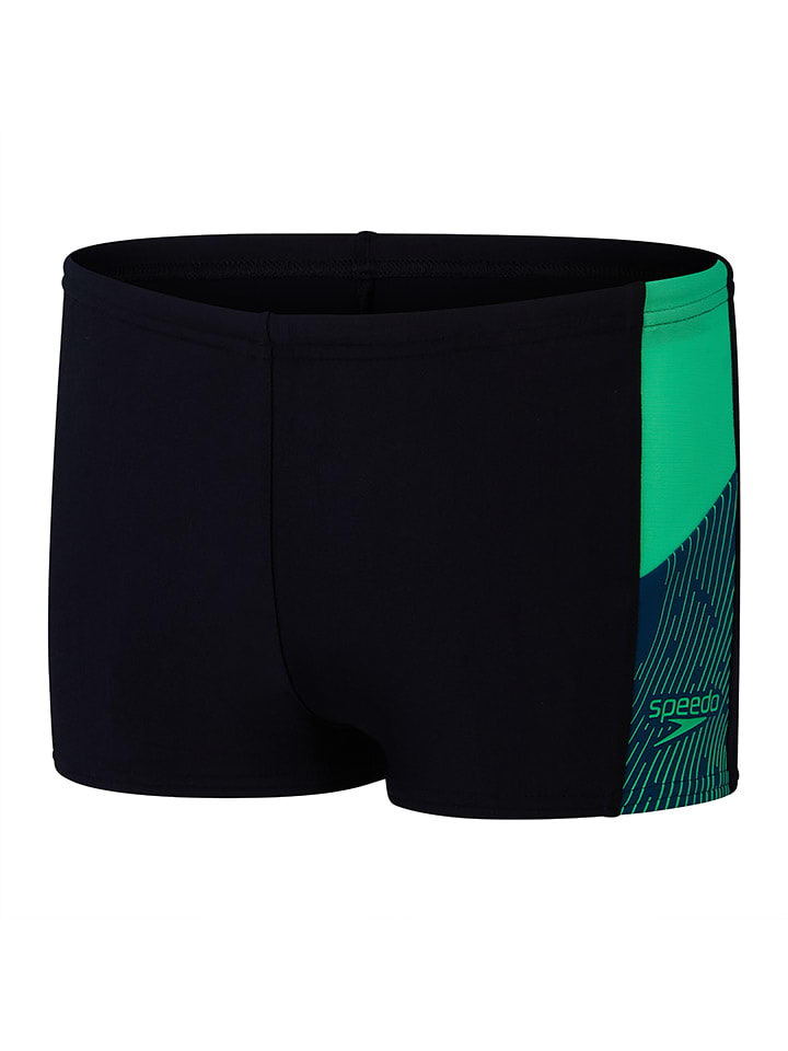 Speedo Kąpielówki "Eco Dive" w kolorze czarno-zielono-granatowym rozmiar: 152