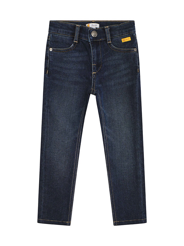 Steiff Dżinsy - Regular fit - w kolorze granatowym rozmiar: 122