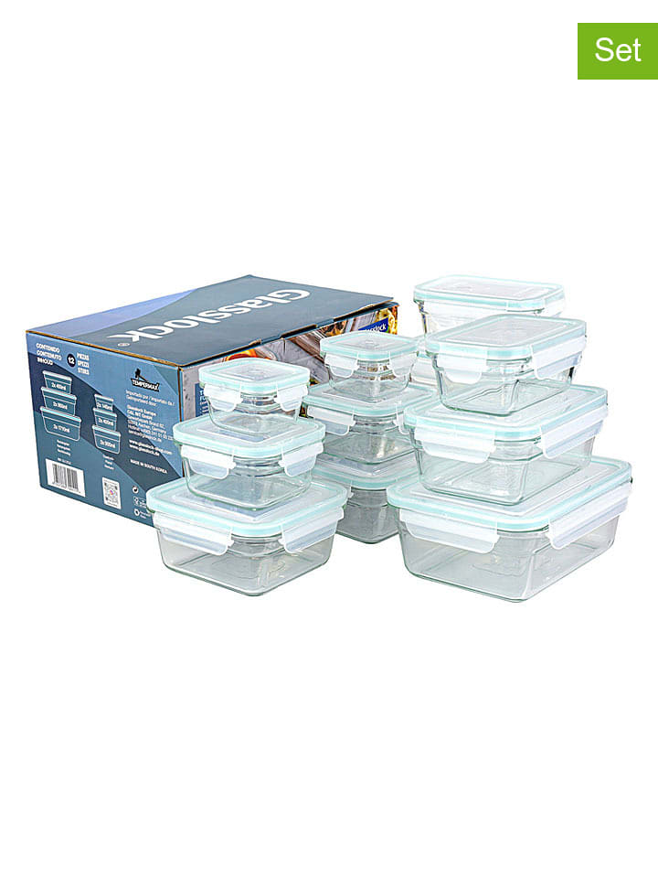 Glasslock Pojemniki (12 szt.) "Classic" rozmiar: onesize