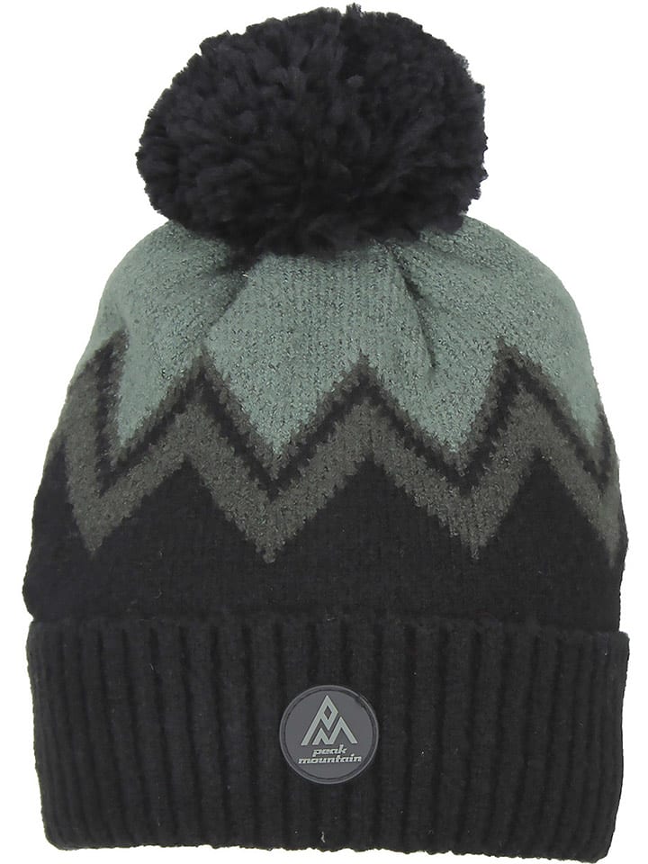 Peak Mountain Czapka "Mission" w kolorze oliwkowo-czarnym rozmiar: onesize