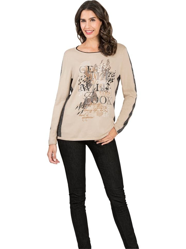 WITT WEIDEN Bluzka w kolorze beżowym rozmiar: 44