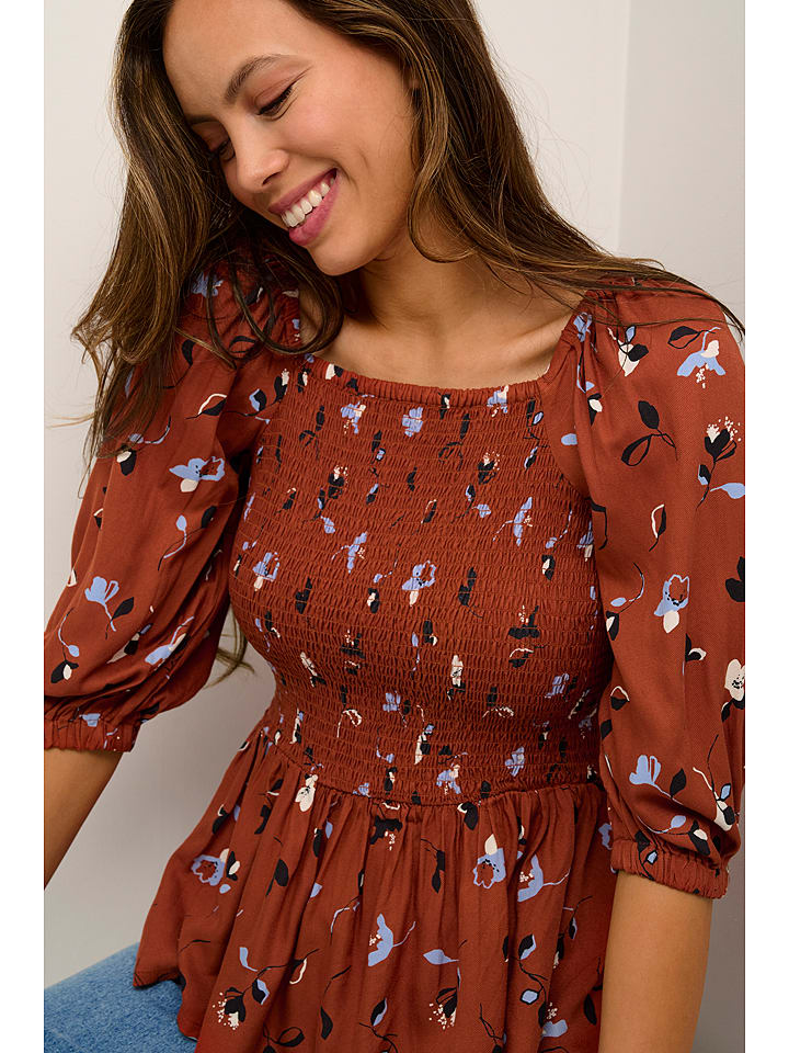 Kaffe Bluzka w kolorze jasnobrązowym rozmiar: 44