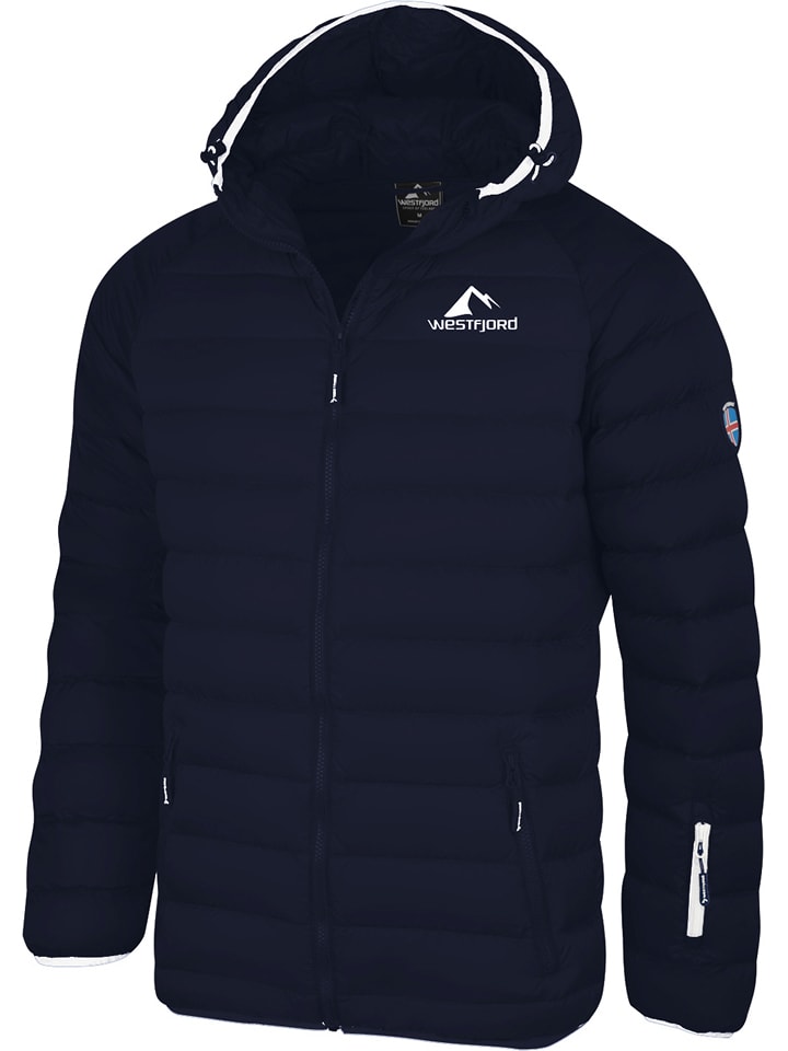 Westfjord Kurtka puchowa "Snaefell" w kolorze granatowym rozmiar: 3XL