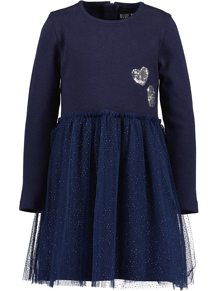 Blue Seven Sukienka w kolorze granatowym rozmiar: 98