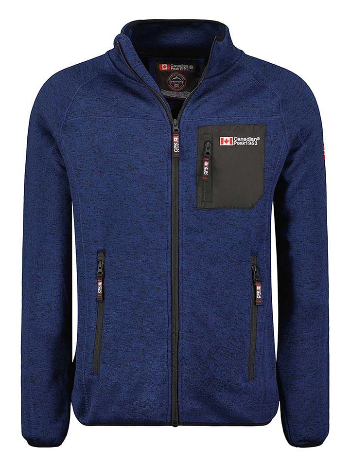 Canadian Peak Kurtka polarowa "Titleak" w kolorze granatowym rozmiar: 3XL