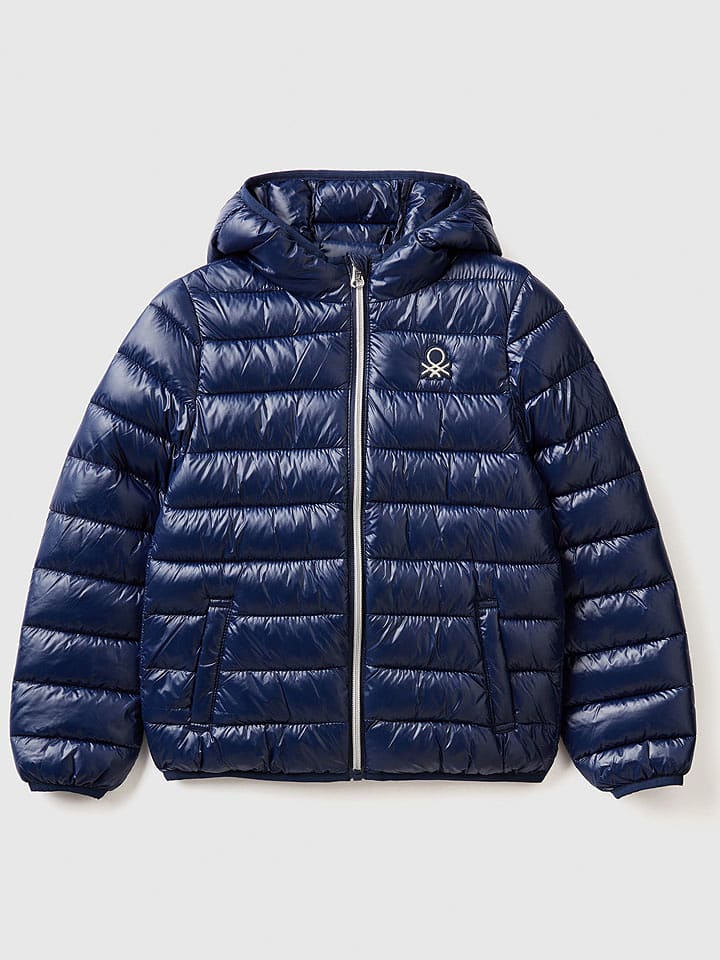 Benetton Kurtka pikowana w kolorze granatowym rozmiar: 150