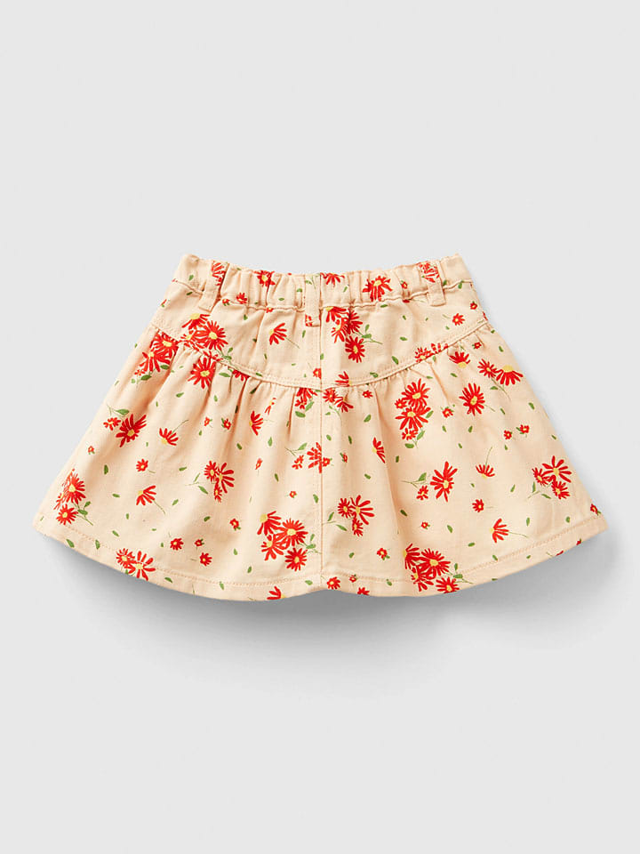 Benetton Spódnica w kolorze beżowym rozmiar: 82