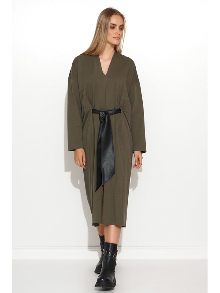 Makadamia Sukienka w kolorze khaki rozmiar: 40/42