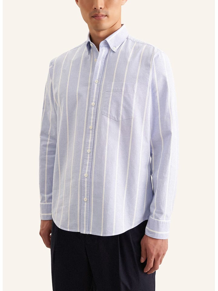 Seidensticker Koszula w kolorze błękitno-białym rozmiar: 44