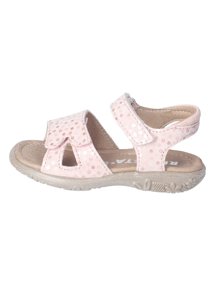 Ricosta Skórzane sandały "Moni" w kolorze jasnoróżowym rozmiar: 30
