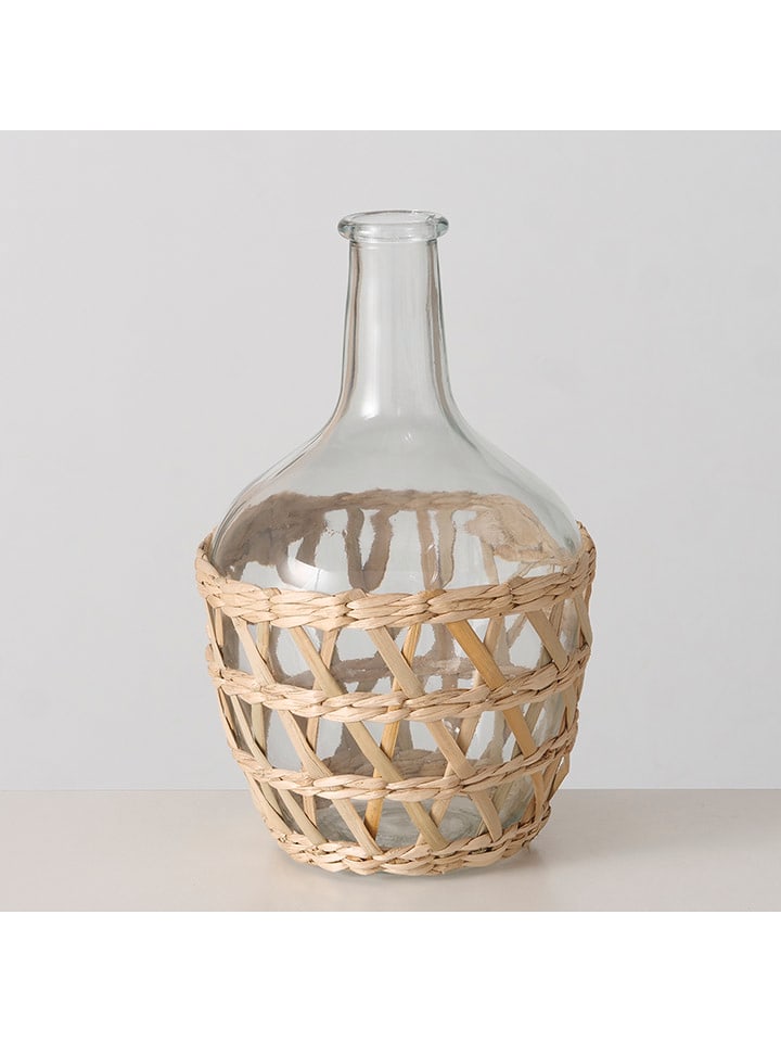 Boltze Wazon "Torino" w kolorze beżowym - wys. 25,8 x Ø 16 cm rozmiar: onesize