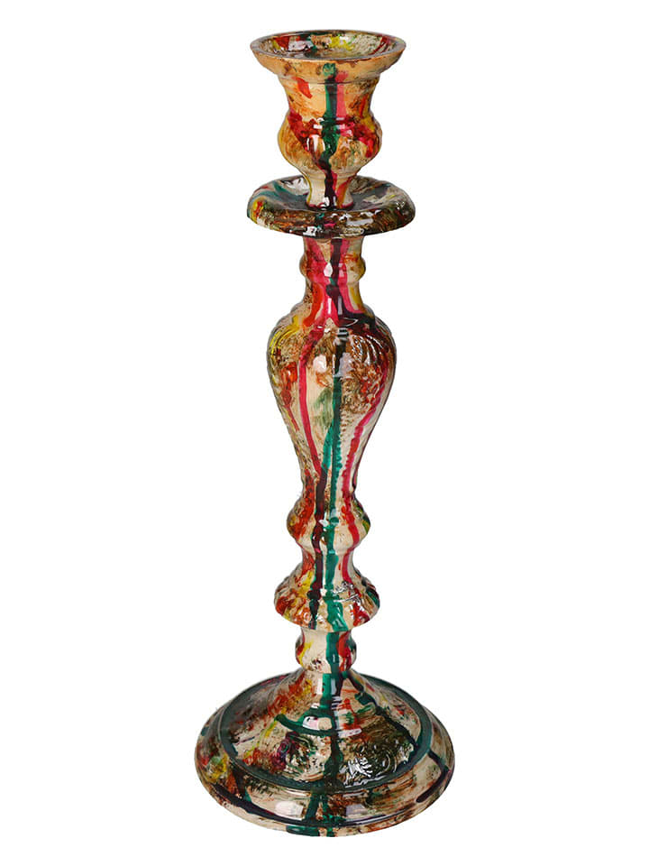 Kersten Świecznik ze wzorem - wys. 33 x Ø 12 cm rozmiar: onesize