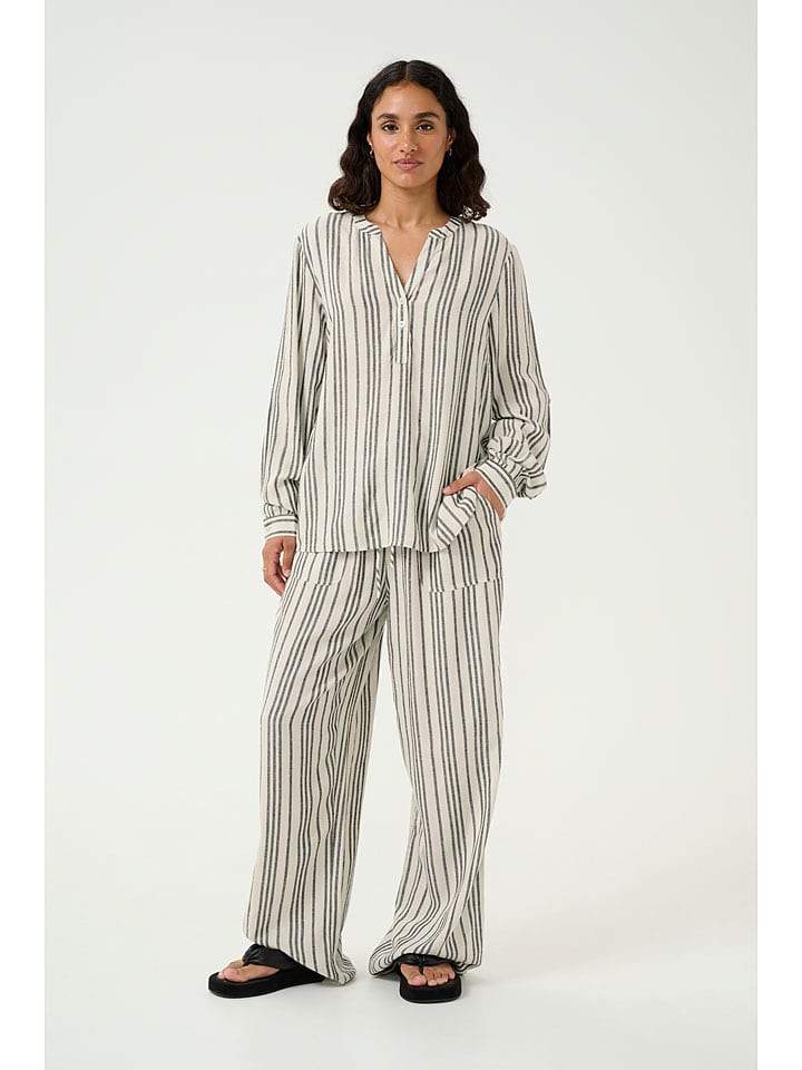 Kaffe Bluzka w kolorze kremowym rozmiar: 36