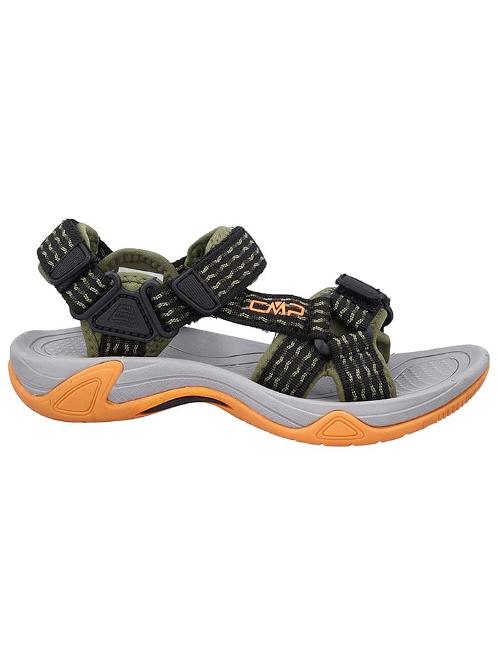 cmp Sandały turystyczne "Hamal" w kolorze pomarańczowo-czarnym rozmiar: 31