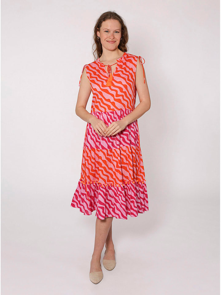 Zwillingsherz Sukienka "Holly" w kolorze różowym rozmiar: S/M