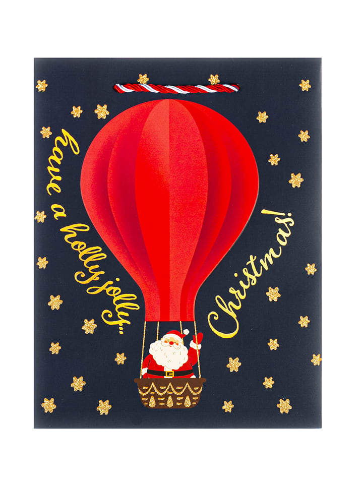 Tri-Coastal Design Torebka prezentowa w kolorze granatowo-czerwonym - 17,8 x 25 cm rozmiar: onesize