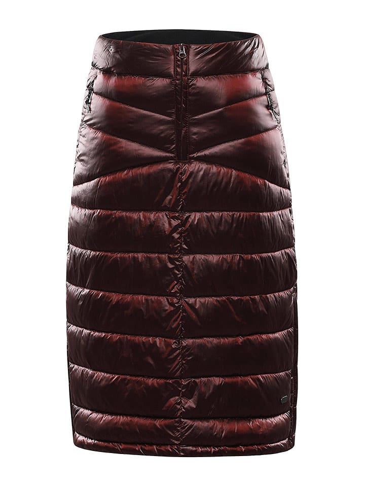 Alpine Pro Spódnica pikowana "Lamma" w kolorze bordowym rozmiar: L