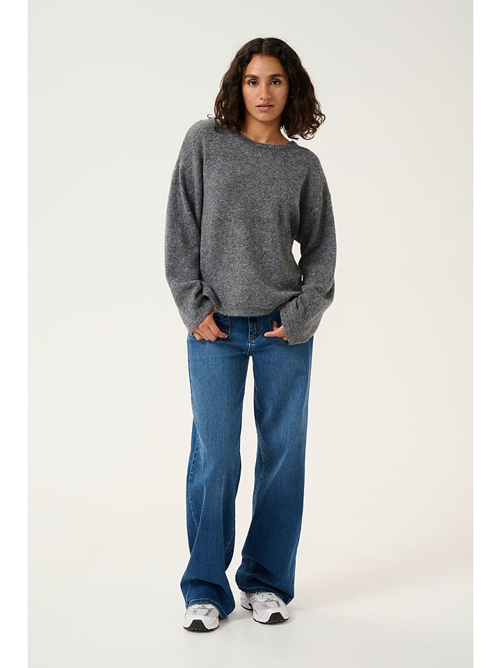 Kaffe Sweter "Rue" w kolorze antracytowym rozmiar: XS