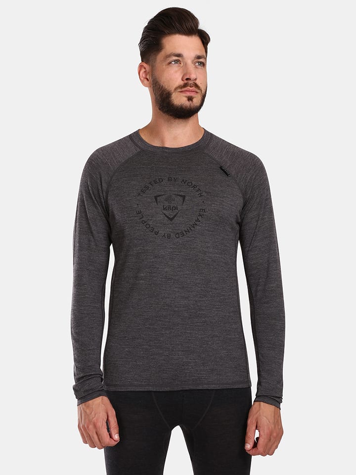 Kilpi Podkoszulek funkcyjny "Mavora" w kolorze antracytowym rozmiar: XXL