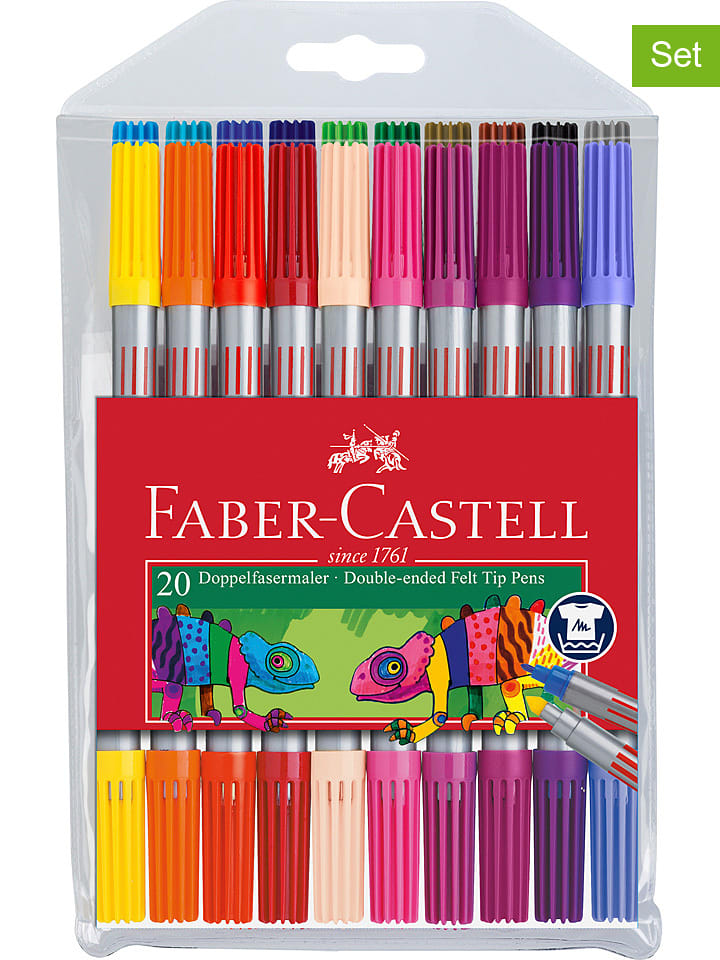 Faber-Castell Dwustronne flamastry (40 szt.) rozmiar: onesize