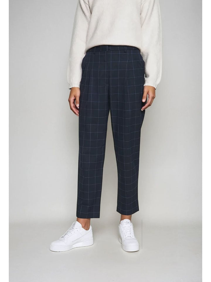 Monki Spodnie w kolorze granatowym rozmiar: 32