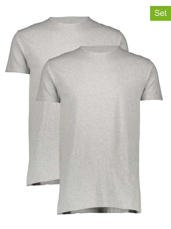 DSTREZZED Koszulki (2 szt.) w kolorze jasnoszarym rozmiar: 3XL