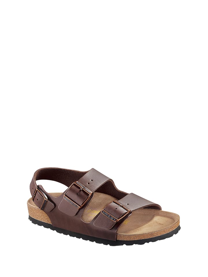 Birkenstock Sandały w kolorze brązowym rozmiar: 43