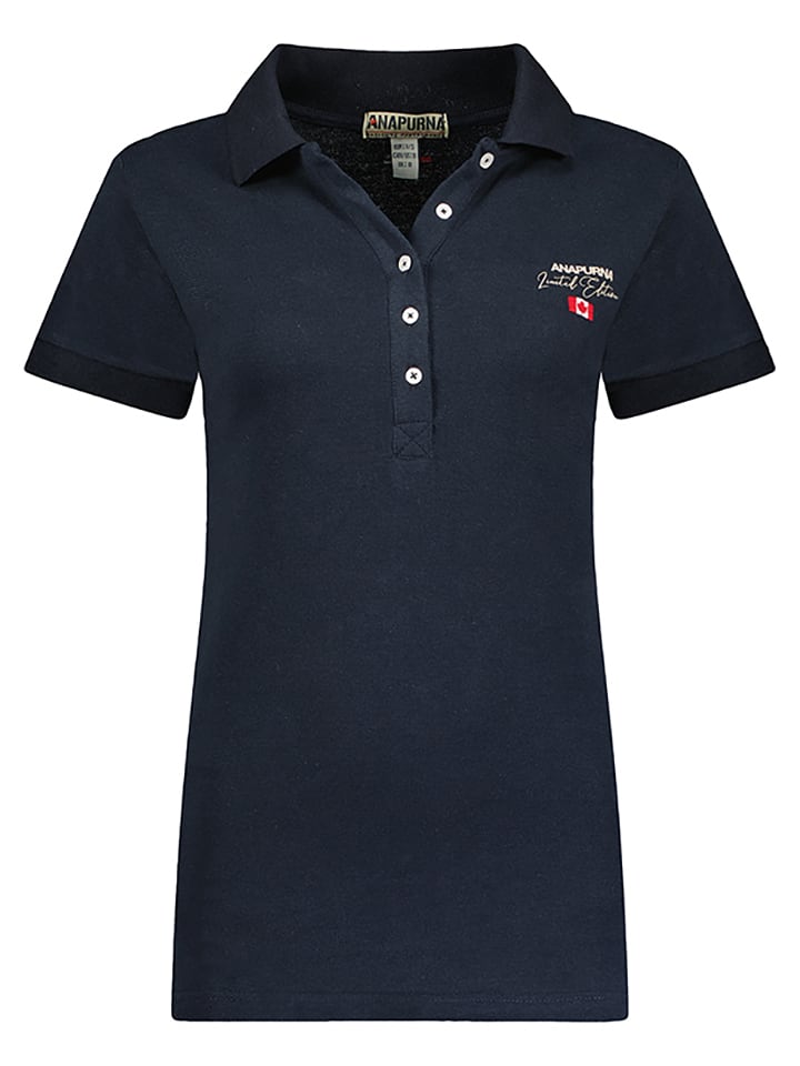 ANAPURNA Koszulka polo "Kelodana" w kolorze granatowym rozmiar: XXL