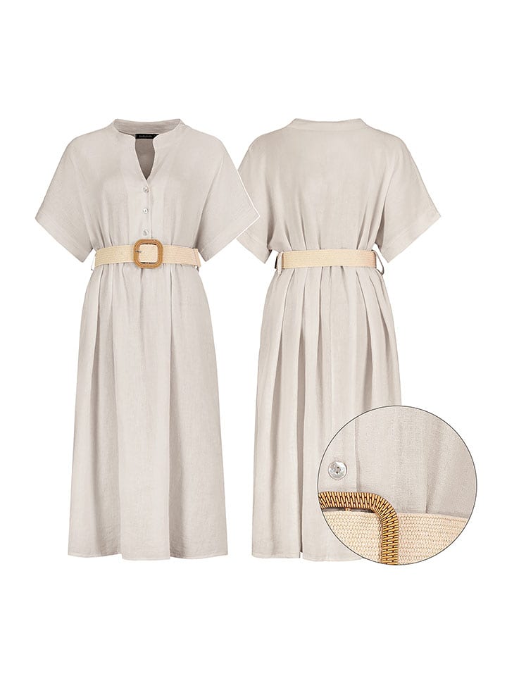 Eight2Nine Sukienka w kolorze beżowym rozmiar: S/M