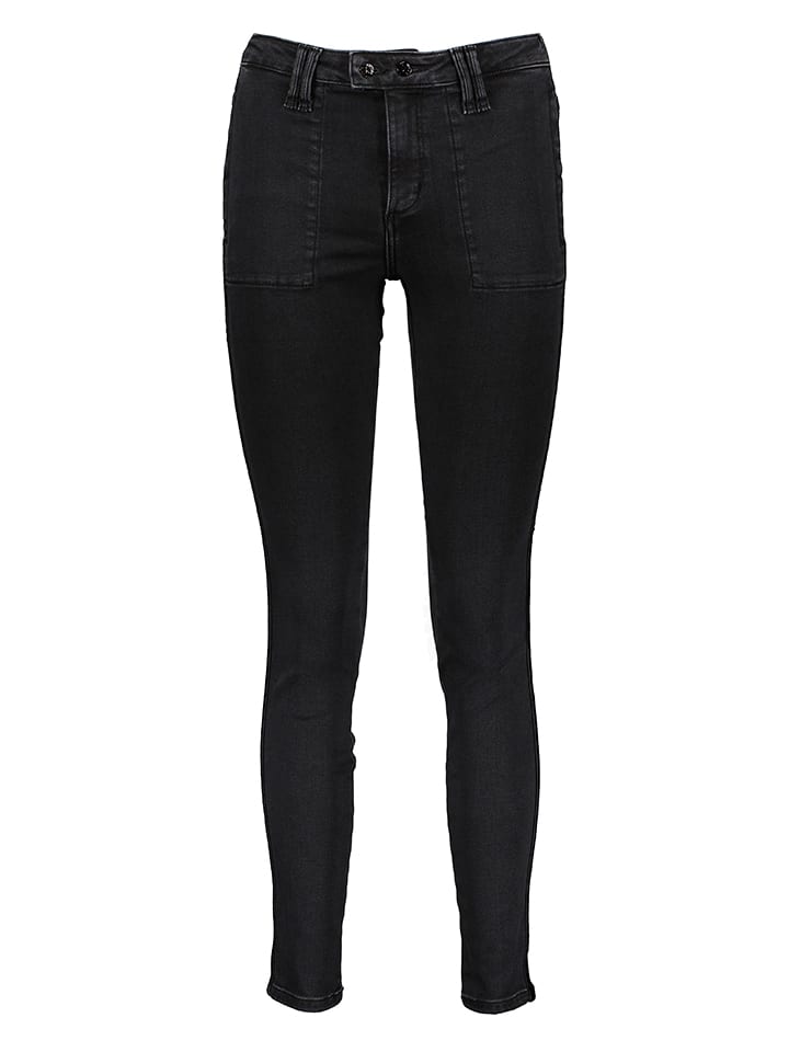 Mustang Dżinsy "Mia" - Skinny fit - w kolorze czarnym rozmiar: W26/L34