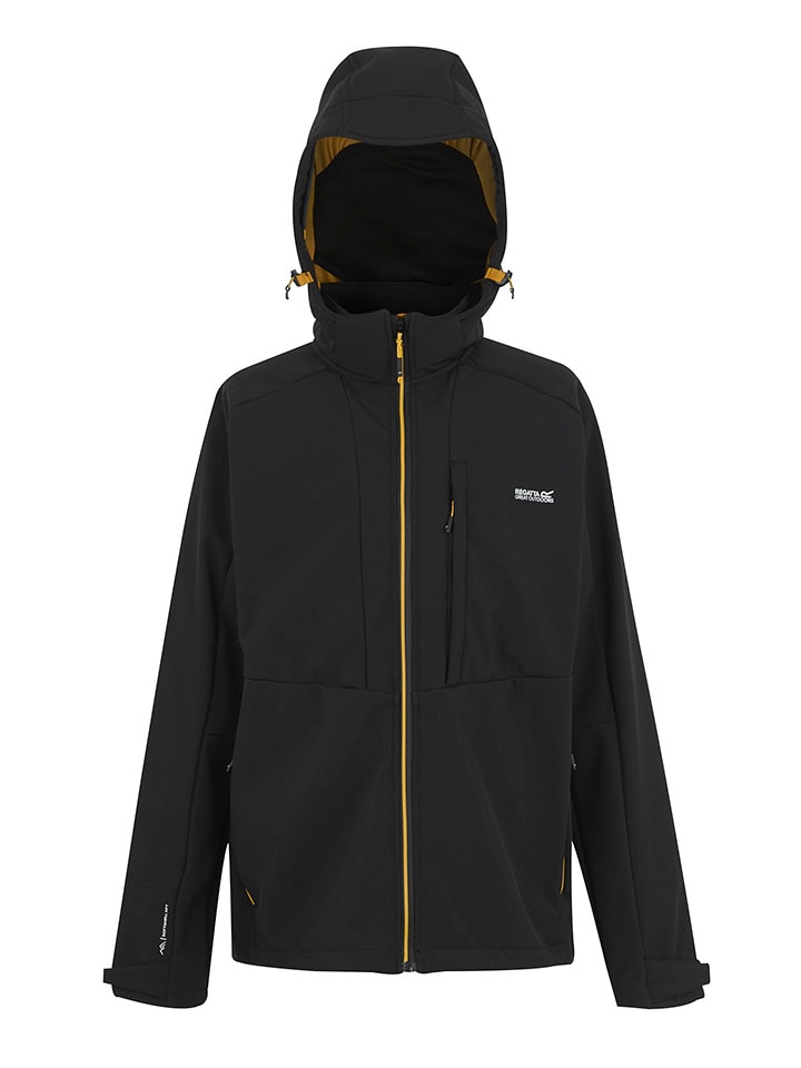 Regatta Kurtka softshellowa "Hewitts" w kolorze czarnym rozmiar: 4XL