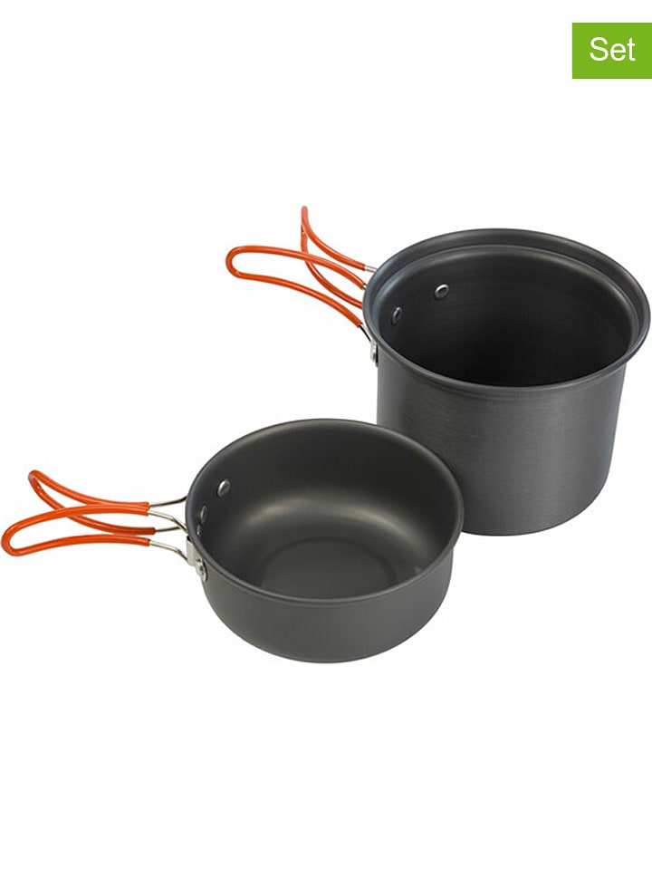 Regatta 3-częściowy zestaw "Backpack Cookset" w kolorze antracytowym do gotowania rozmiar: onesize