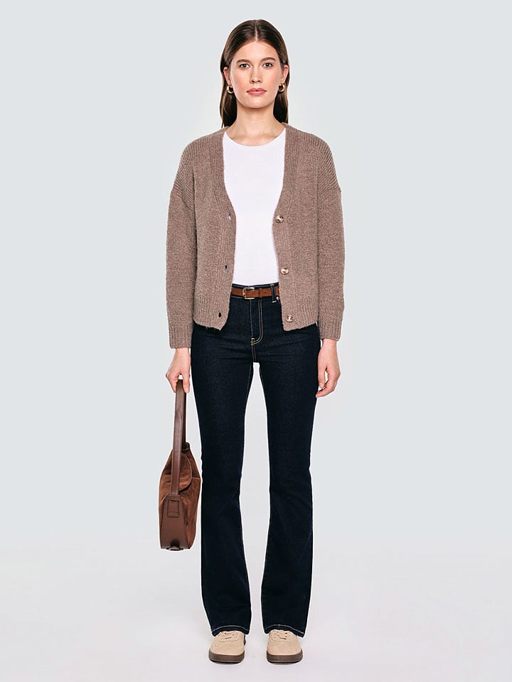 BIG STAR Kardigan w kolorze jasnobrązowym rozmiar: L/XL