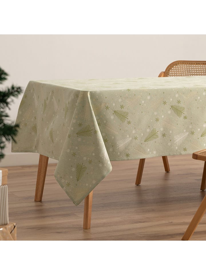 GAMUSI Obrus "Christree" w kolorze zielonym rozmiar: 140x240 cm