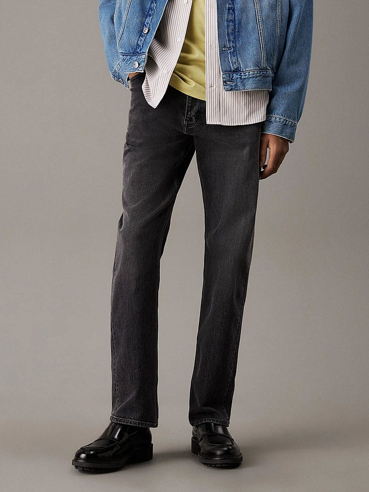 Calvin Klein Dżinsy - Regular fit - w kolorze czarnym rozmiar: W34/L34