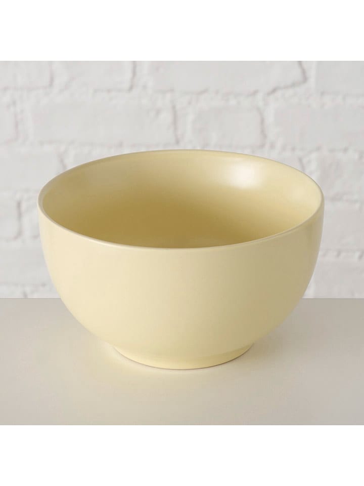 Boltze Miska "Pastell" w kolorze jasnożółtym na musli - Ø 14 cm rozmiar: onesize